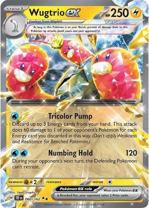 Wugtrio EX 060/162 - Pokemon Temporal Forces