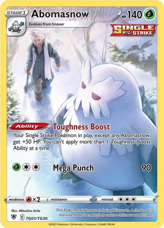 Abomasnow TG01/TG30 - Pokemon Astral Radiance Trainer Gallery