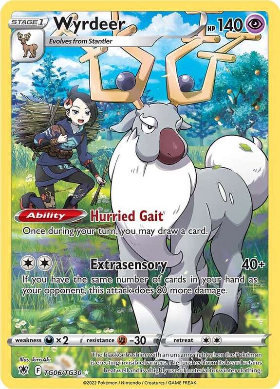Wyrdeer TG06/TG30 - Pokemon Astral Radiance Trainer Gallery