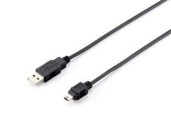 Equip 128521 USB 2.0 to Mini Male Cable - 1.8m - Equip