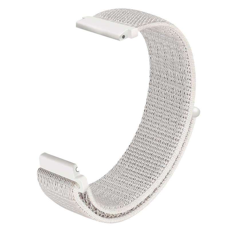 Fitbit Versa Woven Nylon Watch Strap -White