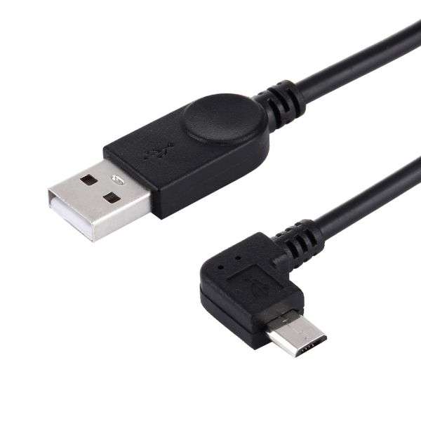 USB 2.0 to Micro USB 90 Degree Cable - 30cm
