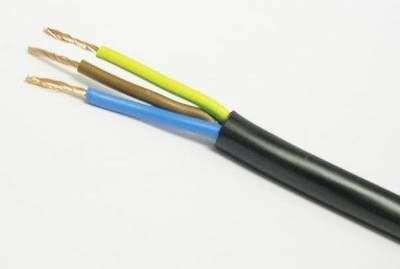 Unbranded F0000137 1.5mm 3 Core Black Power Cable - Unbranded