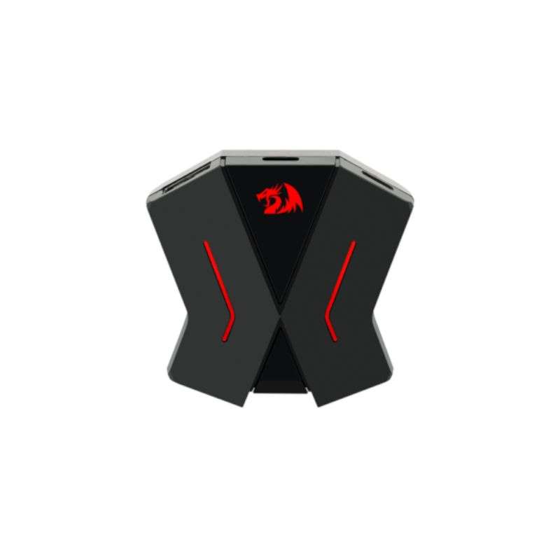 Redragon RD-GA-200 ERIS Gamepad to Mouse and Keyboard Converter Adapter with Desktop App Black - Red