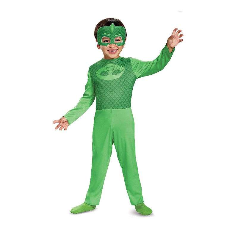 PJ Masks Kids Dress Up Costume - Gekko Medium - 106cm