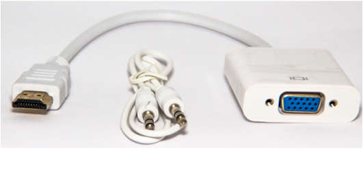 HDMI to VGA Adapter with Audio - Barkan