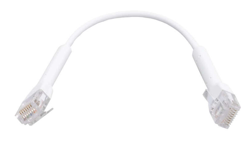 Ubiquiti 220mm UniFi Bendable Ethernet Patch Cable White UC-PATCH-RJ45