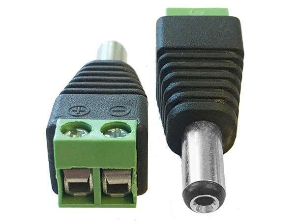 DC Terminal to 2.1mm Jack Adapter (CCTV)