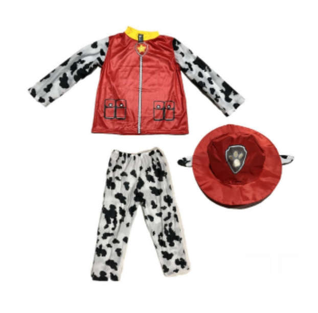Paw Patrol Kids Dress Up Costume - Marshall Medium - 110cm