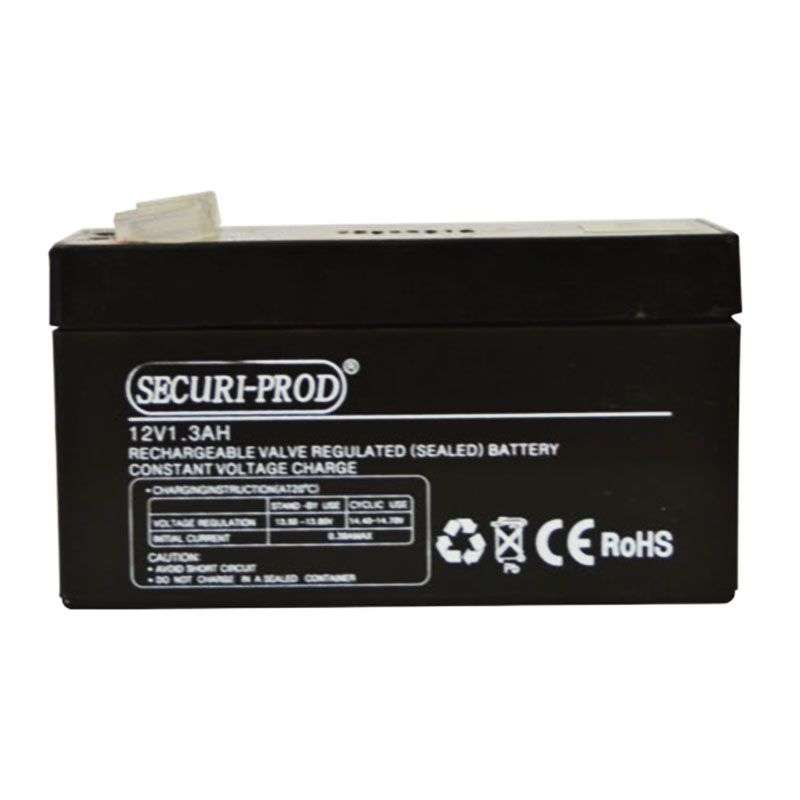 Securi-Prod Sealed Lead Acid (SLA) Battery 12V 1.3AH