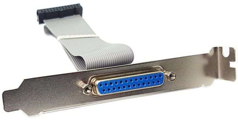 Parallel Port Internal with Case Mount Bracket - Microworld