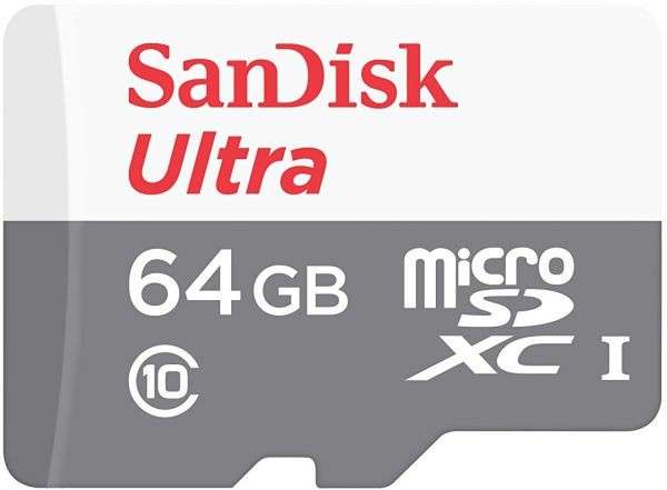 Sandisk SDSQUNS-064G-GN3MN  64GB Ultra microSD UHS-I Card - SanDisk