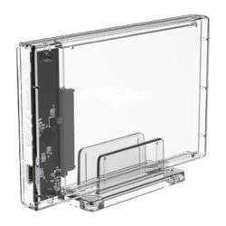 Orico 2.5 USB-C External Hard Drive Enclosure Transparent - Orico
