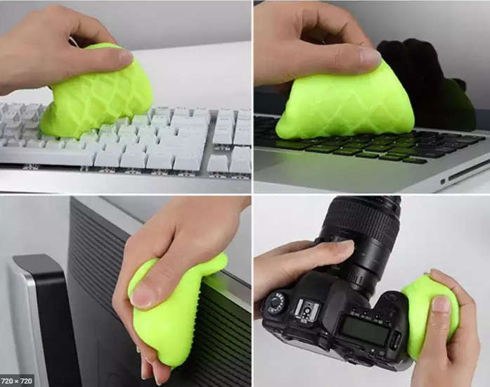 SUPER CLEAN Universal Cleaning Gel Dust Cleaner for Keyboards, Cameras, Phones etc - 166g Blue
