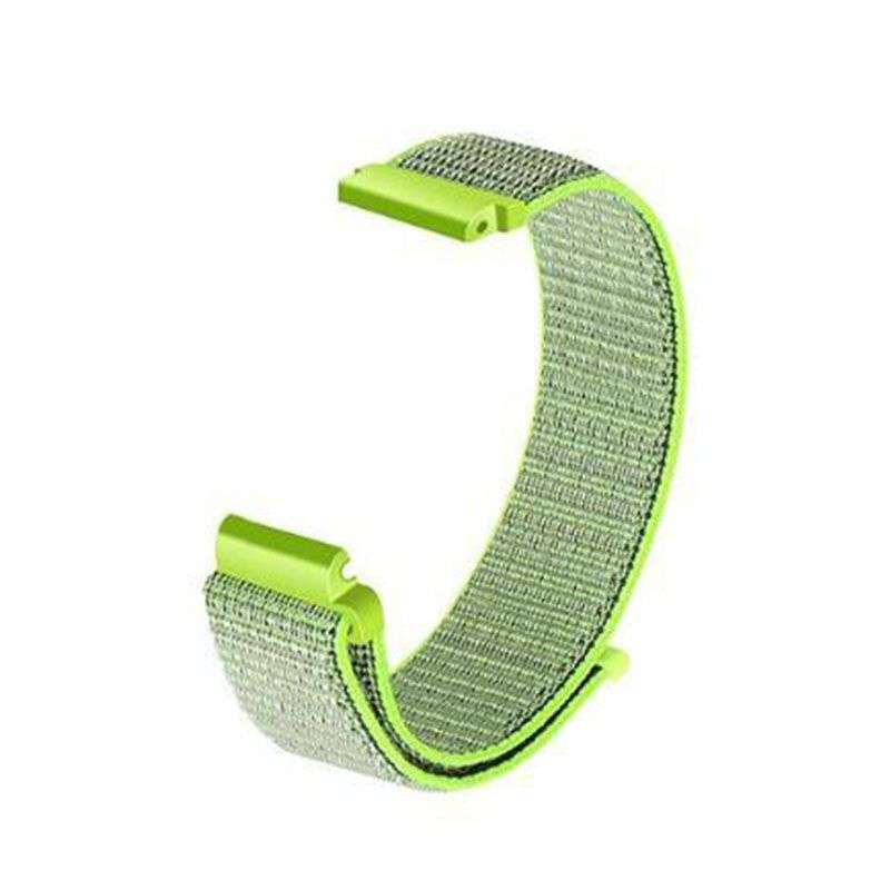 Fitbit Versa Woven Nylon Watch Strap -Light Green