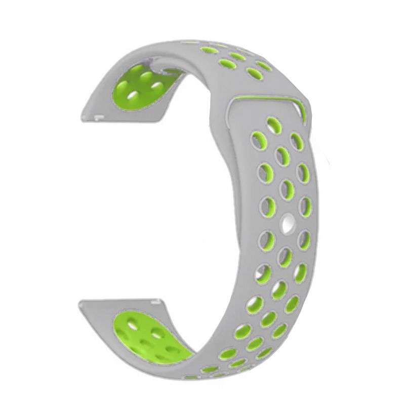 Fitbit Versa Silicone Watch Strap -Grey and Yellow