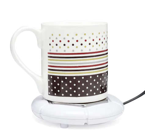 USB Cup Warmer Coffee Mug Heater - White - 109g