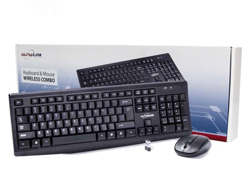 Ultra Link Optical Wireless Keyboard and Mouse Combo - Ultra Link