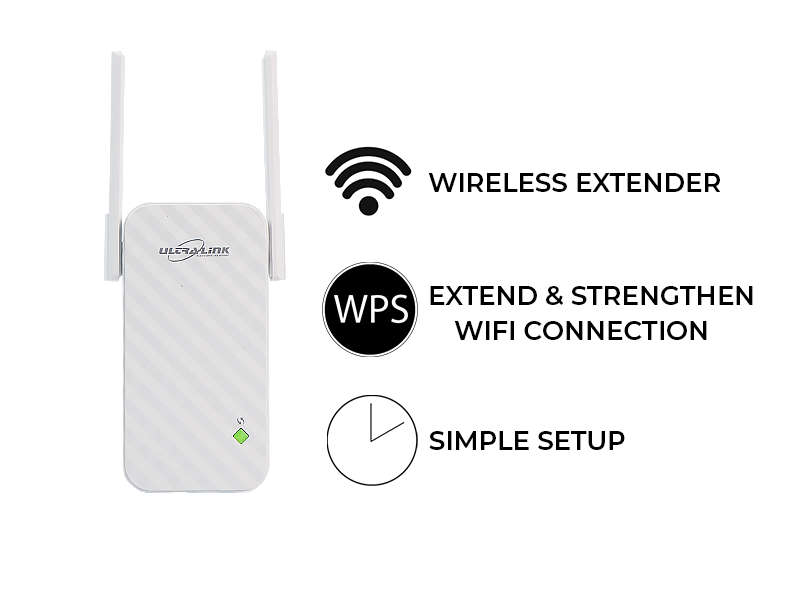 Ultra-Link Wireless N300 Universal Range Extender - Ultra Link