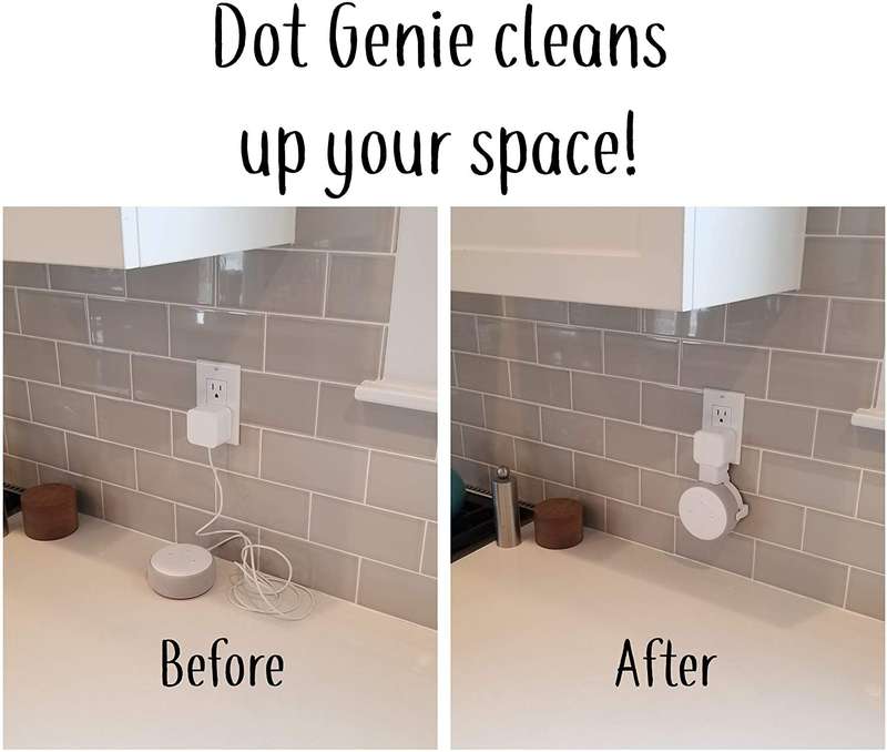 Dot Genie Amazon Echo Dot 3rd Gen Wall Mount Black