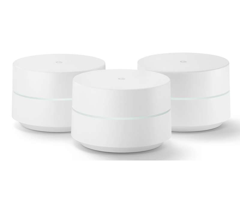 Google Wifi - Router replacement for whole home coverage (3 pack) - Refurbished