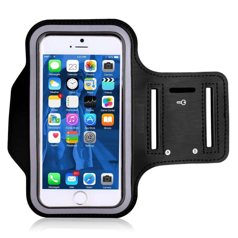 Cellphone Armband Protective Holder Case Black