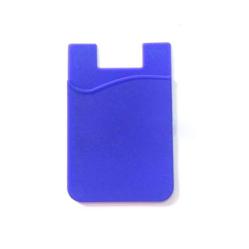 Credit Card Ultra-slim Self Adhesive Holder for Cellphones - Black