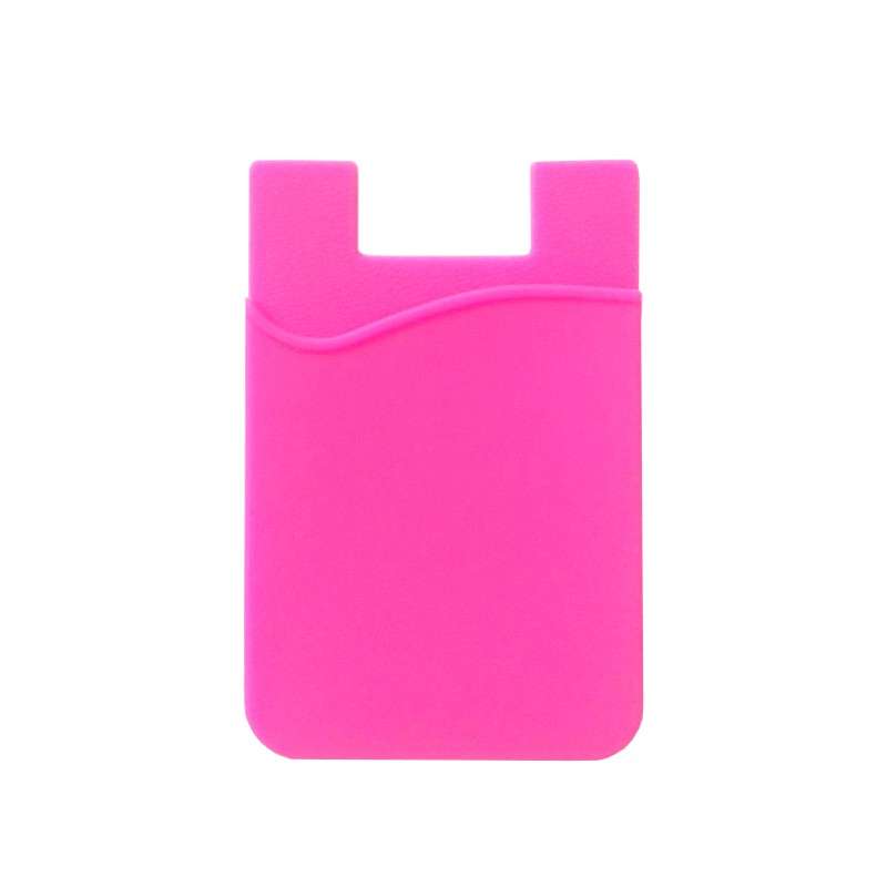 Credit Card Ultra-slim Self Adhesive Holder for Cellphones - Black