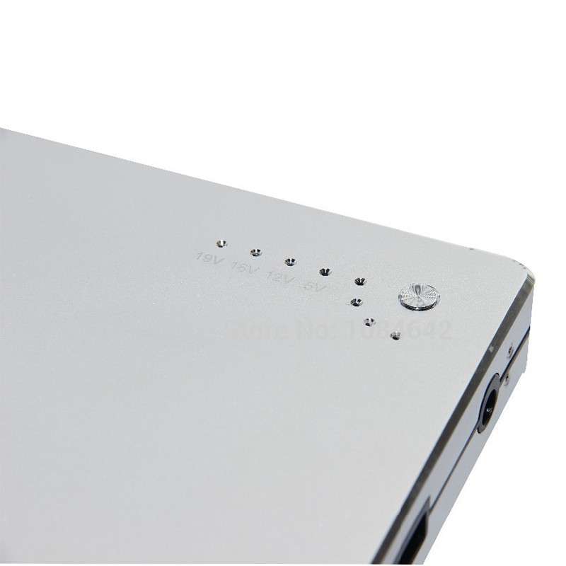 REAL 20000mah Laptop Power Bank DC 5V 12V 16V 19V External Battery Pack - Silver