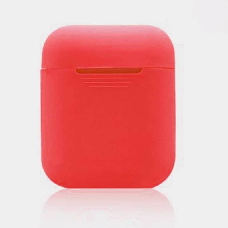Protective Silicone Cover for Apple AirPods Charging Case Red