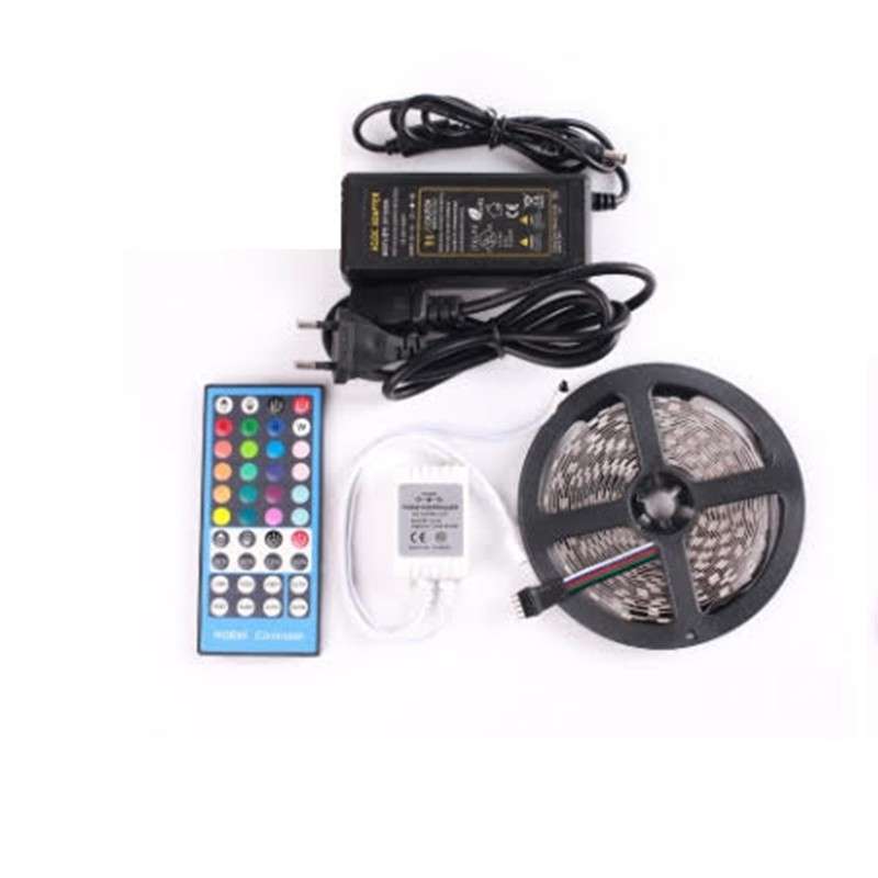 5m RGBW LED Strip Light Kit with DC12V Power Supply and Remote