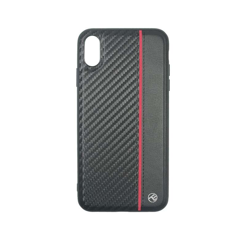 Tellur Cover Carbon for iPhone XR Black - Tellur