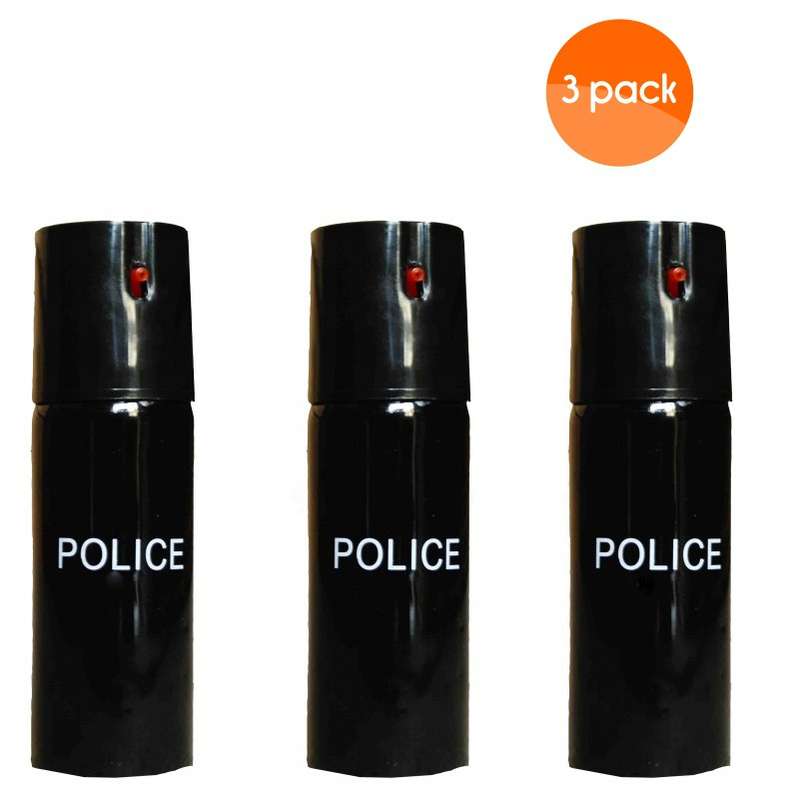 3 Pack - 60ml Self Defense Pepper Spray