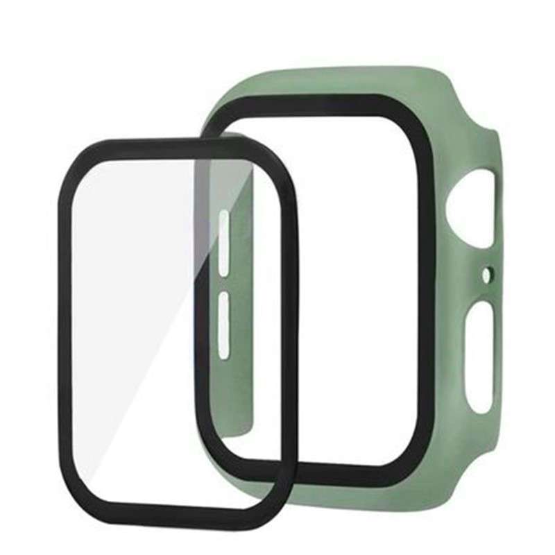 Apple Watch Bumper Case with Tempered Glass Screen Protector Mint 38mm