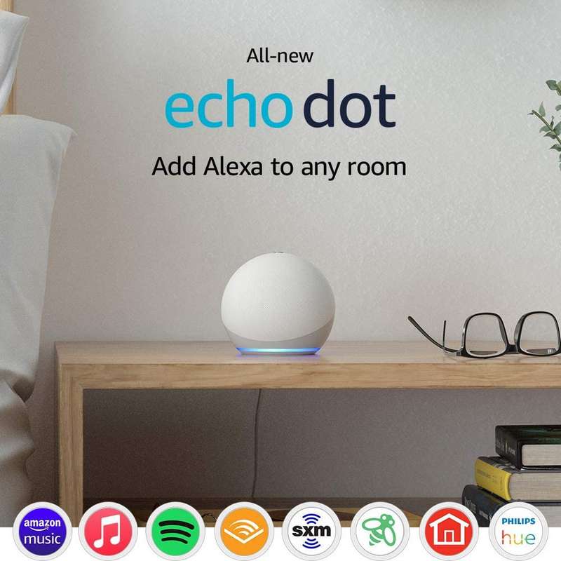 All-new Echo Dot 4th Gen Smart speaker with Alexa - 557g Charcoal Grey Echo Dot