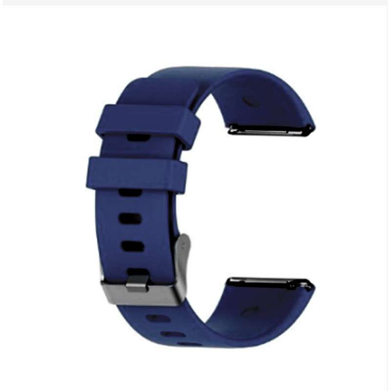 Fitbit Versa Silicone Watch Strap - Airforce Blue Dark Blue Large