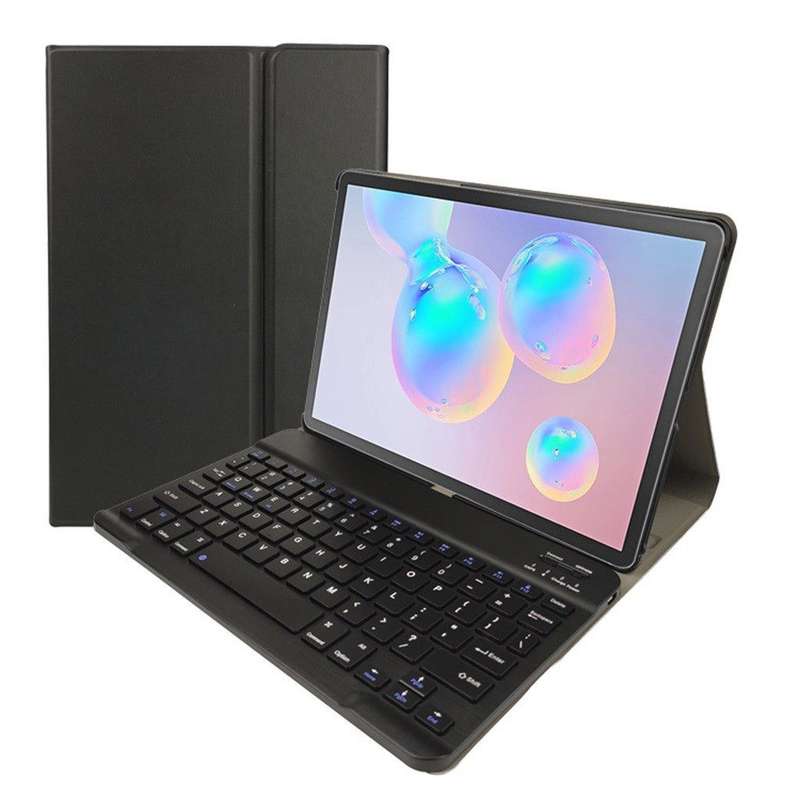 Tuff-Luv Bluetooth Keyboard Case / Stand (Pen Holder) for Samsung Galaxy Tab S6 10.5 T860/T865 - ...