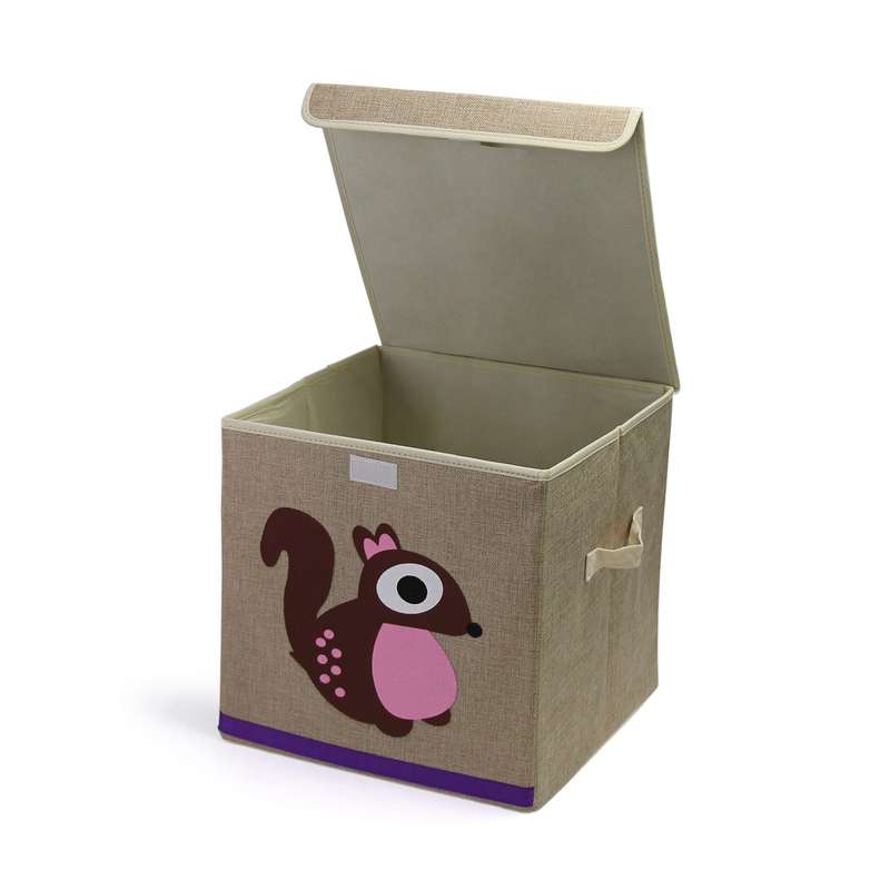 Storage box-Animal Canvas Tidies - Squirrel