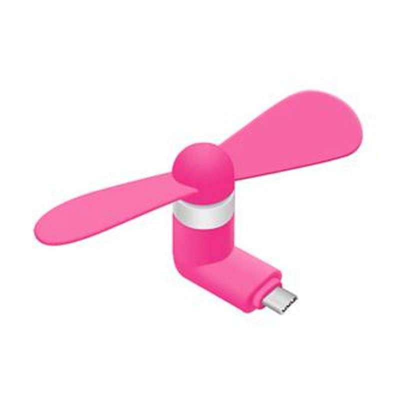 Portable USB-C Fan (works with most Smart Phones with USB-C) Pink