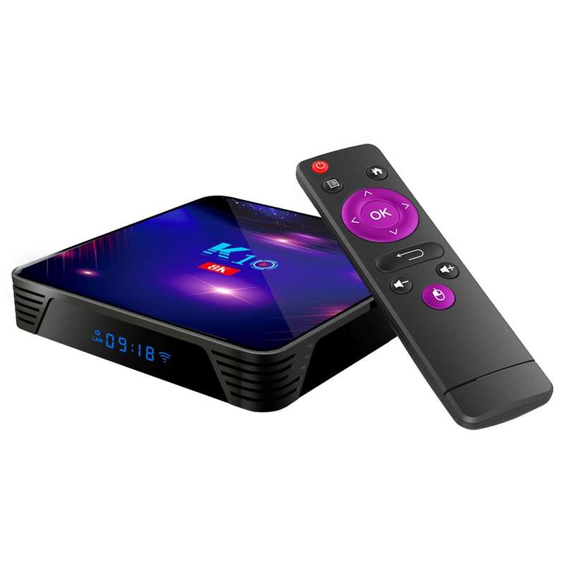 K10 Amlogic S905X3 4K 8K HDR Android 9.0 Smart TV Box  (4GB/ 32GB) 5G Wifi Support 4K Youtube OTA