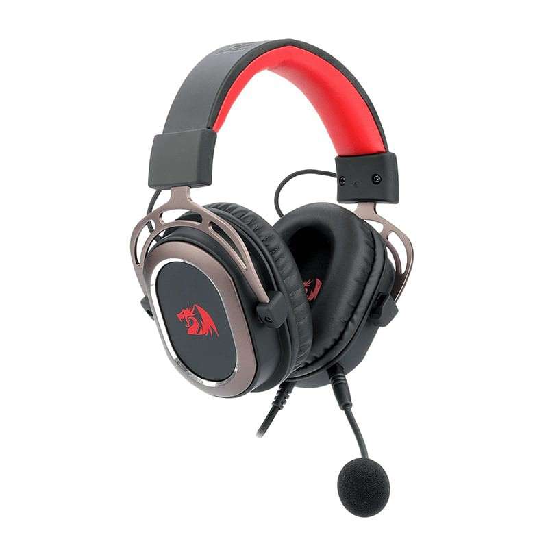 Redragon Helios USB|Virtual 7.1|180 cm Cable|Detachable Omnidirectional Boom Mic|50mm Driver Gaming