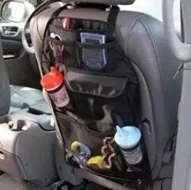 Tuff-Luv Children / Adult Car Seat Organizer / Protector Hanging Toy Storage - Black - Tuff-Luv 153g