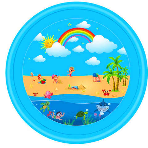 Kids Splash Pad - sprays in multiple directions / 170cm / Beach