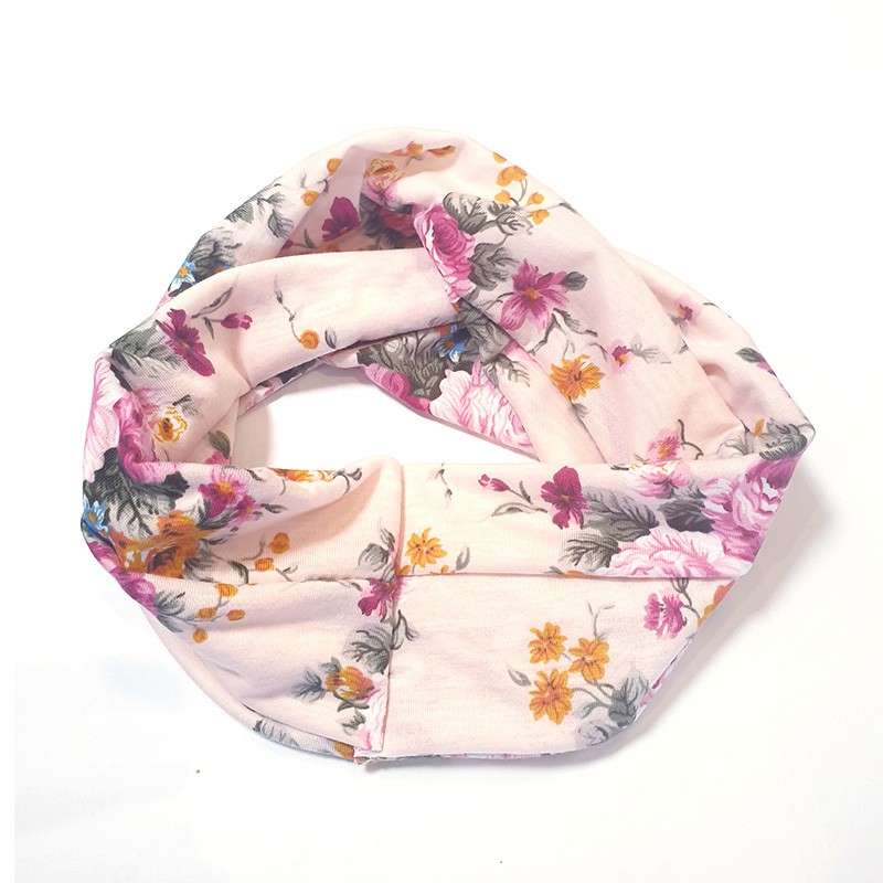 Ladies Headband Peach floral