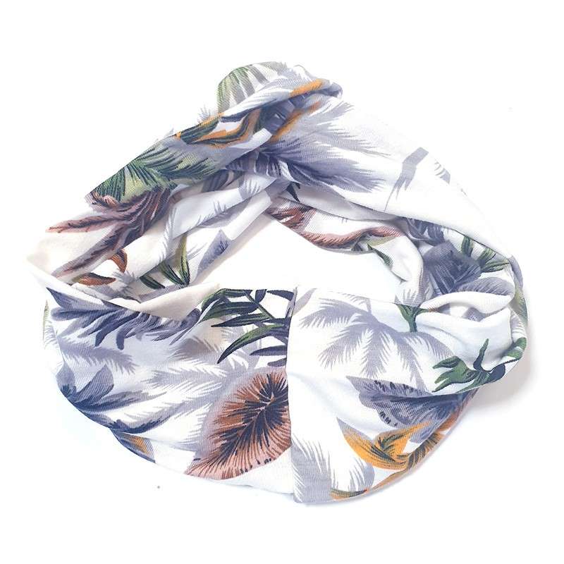 Ladies Headband White floral