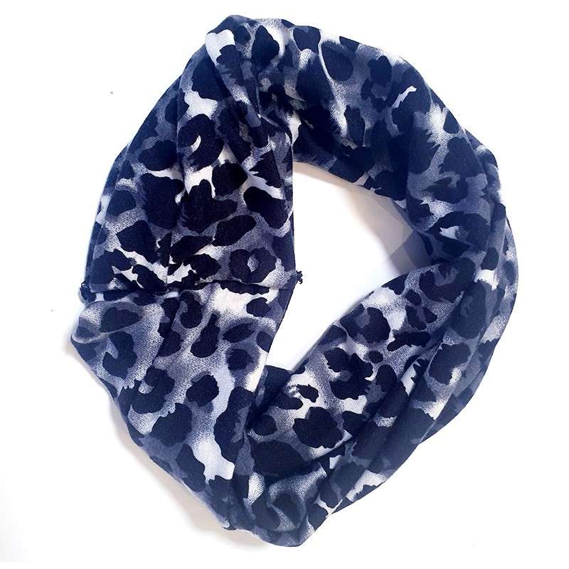Ladies Headband Black animal print