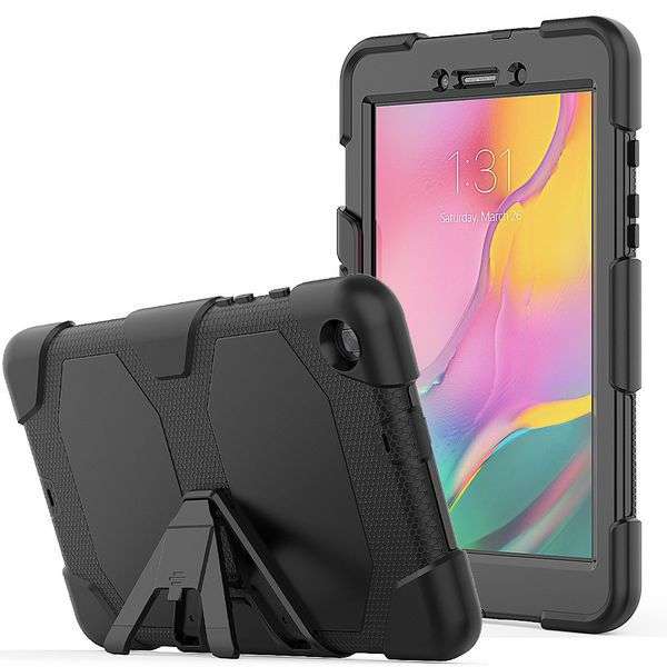 Rugged Armour Case for Samsung Galaxy Tab A 8.0 - Black
