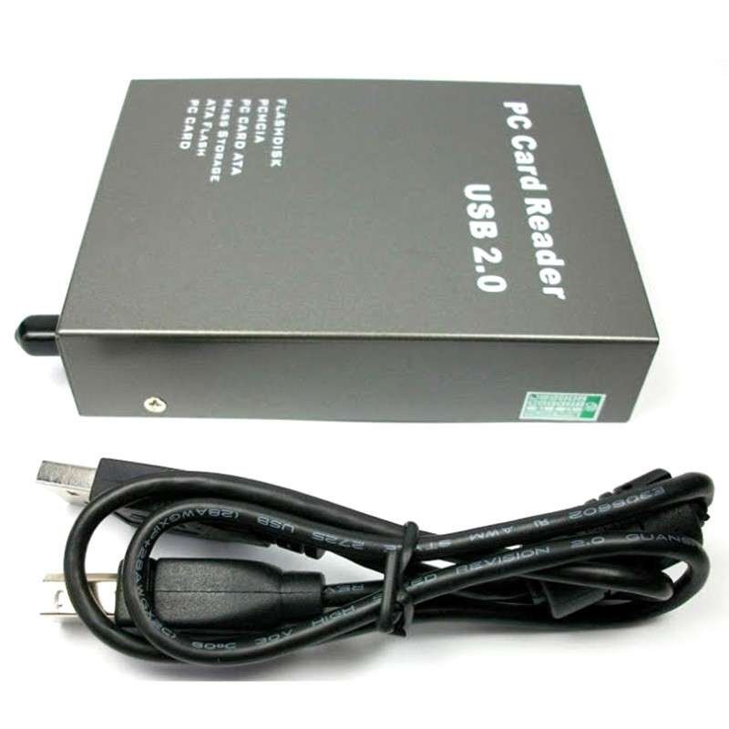 PC Card Reader USB 2.0 to PC ATA Flash Card PCMCIA For Disk Memory Card Reader Adapter Converter