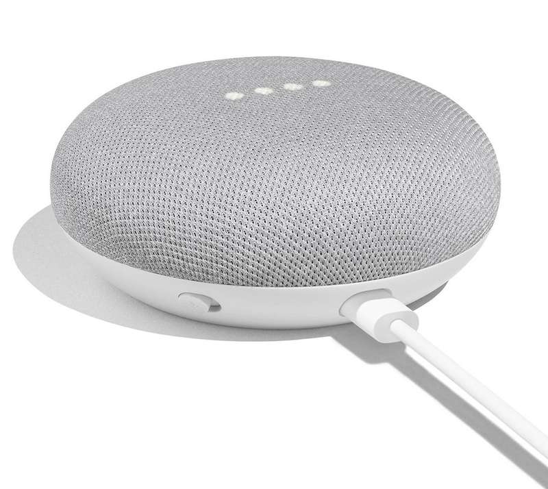 Google Nest Mini Smart Speaker - Chalk - REFURBISHED