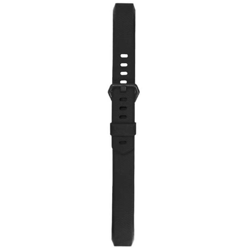 Fitbit Alta Silicon Band - Adjustable Replacement Strap with buckle - Black Large